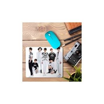 Art Hediye Bts Karakterler Baskılı 23x19 cm Mouse Pad