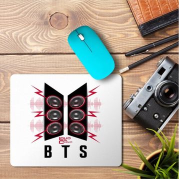 Art Hediye Bts Loud Clear Red Baskılı 23x19 cm Mouse Pad