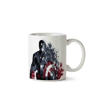 Art Hediye Captain America Marvel Baskılı Kupa Bardak