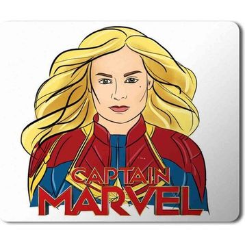 Art Hediye Captain Marvel Zara Larson Baskılı 23x19 cm Mouse Pad