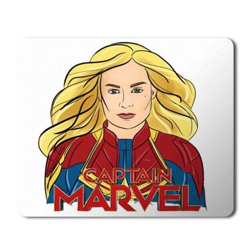 Art Hediye Captain Marvel Zara Larson Baskılı 23x19 cm Mouse Pad