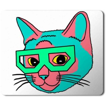 Art Hediye Cat+ 2 Baskılı 23x19 cm Mouse Pad