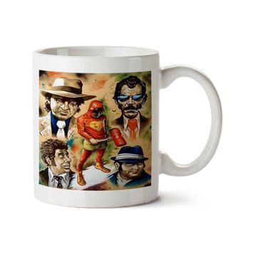 Art Hediye Chapolin Iki Tarafı Baskılı Kupa Bardak