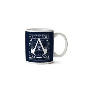 Art Hediye Christmas Knit Assassins Creed Iki Tarafı Baskılı Kupa Bardak