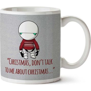 Art Hediye Christmas Marvin The Paranoid Android Hitchhikers Guide To The Galaxy Iki Tarafı Baskılı Kupa Bardak