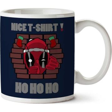 Art Hediye Deadpool Nice Christmas Iki Tarafı Baskılı Kupa Bardak