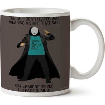 Art Hediye Death Eater Hermione Text Iki Tarafı Baskılı Kupa Bardak