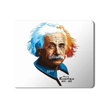 Art Hediye Einstein 2 Baskılı 23x19 cm Mouse Pad