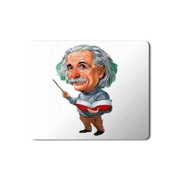 Art Hediye Einstein Baskılı 23x19 cm Mouse Pad