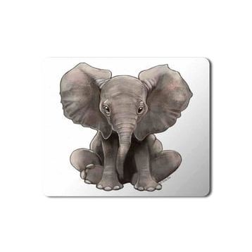 Art Hediye Elephant Fil Baskılı 23x19 cm Mouse Pad