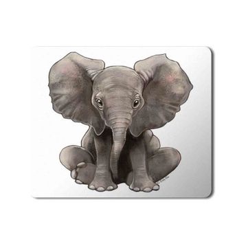 Art Hediye Elephant Fil Baskılı 23x19 cm Mouse Pad