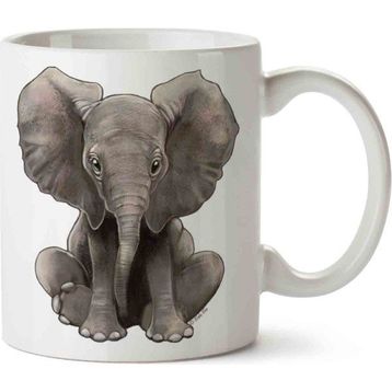 Art Hediye Elephant Fil Kupa Bardak