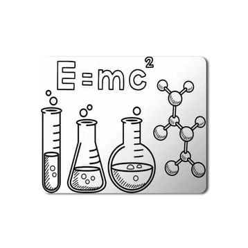 Art Hediye E=mc2 Kimya Baskılı 23x19 cm Mouse Pad