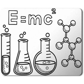Art Hediye E=mc2 Kimya Baskılı 23x19 cm Mouse Pad