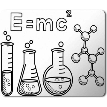 Art Hediye E=mc2 Kimya Baskılı 23x19 cm Mouse Pad