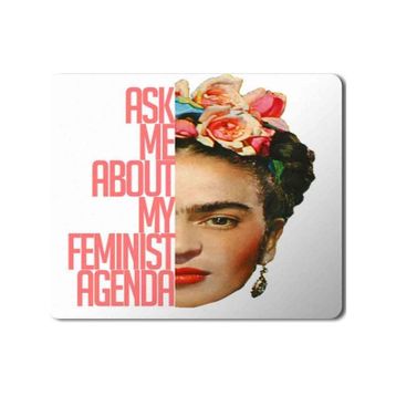 Art Hediye Frida Kahlo+ 2 Baskılı 23x19 cm Mouse Pad