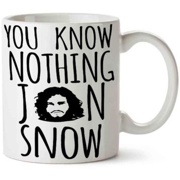 Art Hediye Game Of Thrones You Know Nothing Kupa