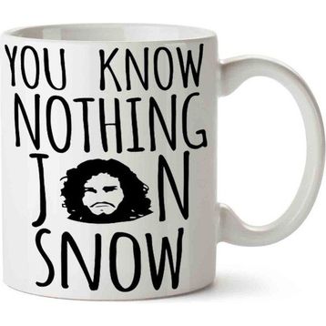 Art Hediye Game Of Thrones You Know Nothing Kupa