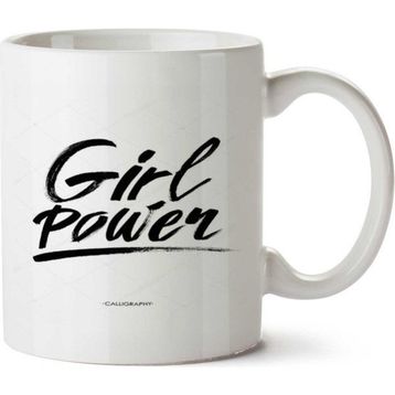 Art Hediye Girl Powerİki Tarafı Baskılı Kupa Bardak