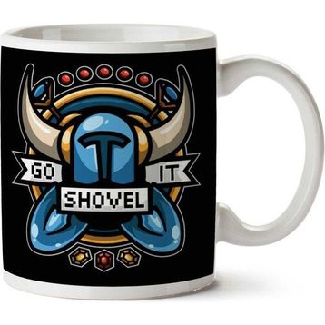 Art Hediye Go Shovel It Shovel Knight İki Tarafı Baskılı Kupa Bardak