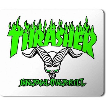Art Hediye Green Trasher Logo Baskılı 23x19 cm Mouse Pad