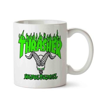Art Hediye Green Trasher Logo Kupa Bardak