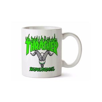 Art Hediye Green Trasher Logo Kupa Bardak