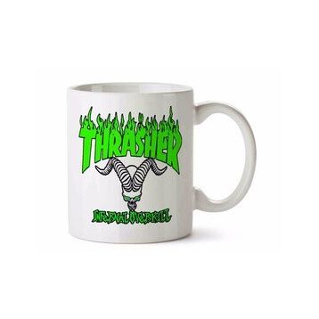 Art Hediye Green Trasher Logo Kupa Bardak