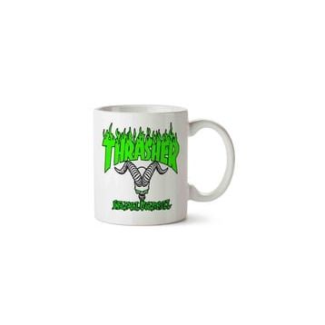 Art Hediye Green Trasher Logo Kupa Bardak