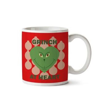 Art Hediye Grinch At Heart Christmas İki Tarafı Baskılı Kupa Bardak