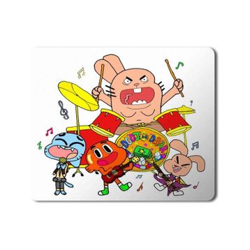 Art Hediye Gumball Baskılı 23x19 cm Mouse Pad