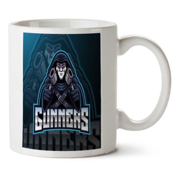 Art Hediye Gunner İki Tarafı Baskılı Kupa Bardak