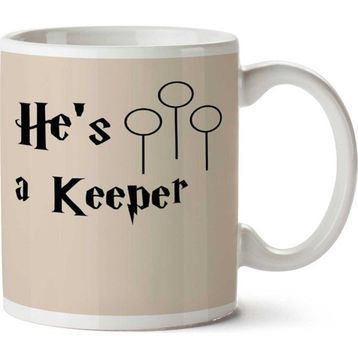 Art Hediye He Is A Keeper Iki Tarafı Baskılı Kupa Bardak