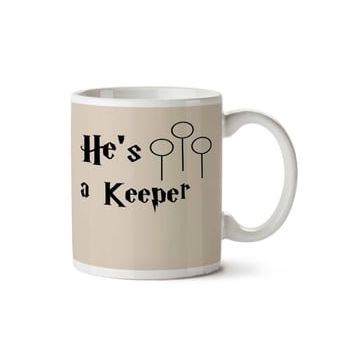 Art Hediye He Is A Keeper Iki Tarafı Baskılı Kupa Bardak