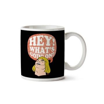 Art Hediye He Man Hey Whats Goin On Iki Tarafı Baskılı Kupa Bardak