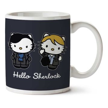 Art Hediye Hello Sherlock Watson İki Tarafı Baskılı Kupa Bardak