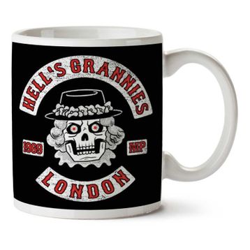 Art Hediye Hells Grannies Monty Python Logo İki Tarafı Baskılı Kupa Bardak