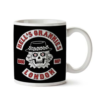 Art Hediye Hells Grannies Monty Python Logo İki Tarafı Baskılı Kupa Bardak