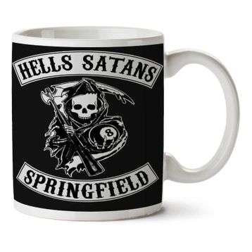 Art Hediye Hells Satans By İki Tarafı Baskılı Kupa Bardak