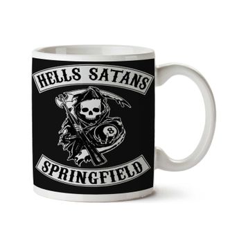 Art Hediye Hells Satans By İki Tarafı Baskılı Kupa Bardak