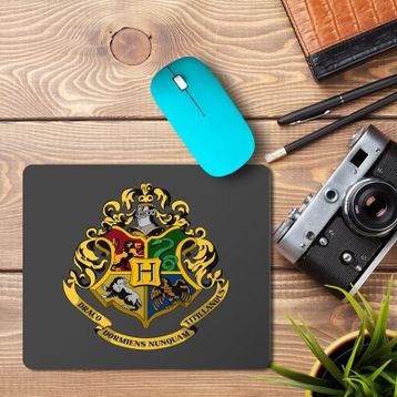 Art Hediye Hogwarts Shield Baskılı 23x19 cm Mouse Pad