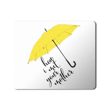 Art Hediye How I Met Your Mother Yellow Umbrella 2 Baskılı 23x19 cm Mouse Pad