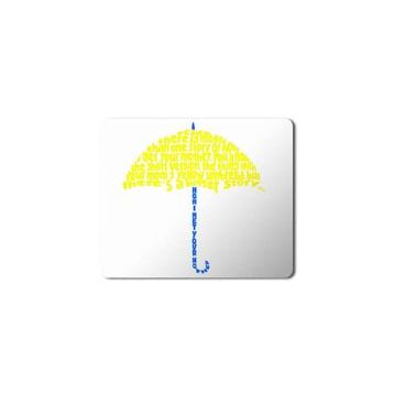 Art Hediye How I Met Your Mother Yellow Umbrella 3 Baskılı 23x19 cm Mouse Pad