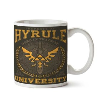 Art Hediye Hyrule University iki Tarafı Baskılı Kupa Bardak