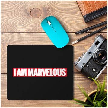 Art Hediye I Am Marvelous Baskılı 23x19 cm Mouse Pad