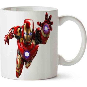 Art Hediye Iron Man İki Tarafı Baskılı Kupa Bardak