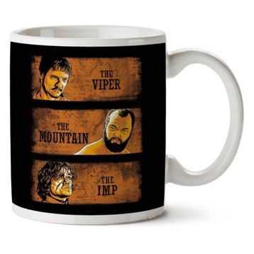 Art Hediye Iyi Kötü Çirkin The Viper,the Mountain, The Impİki Tarafı Baskılı Kupa Bardak