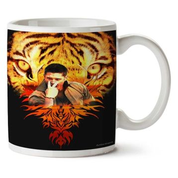 Art Hediye Jensen's Eye Of The Tiger İki Tarafı Baskılı Kupa Bardak