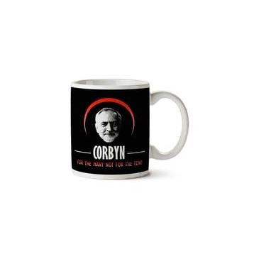 Art Hediye Jeremy Corbyn Eclipse İki Tarafı Baskılı Kupa Bardak
