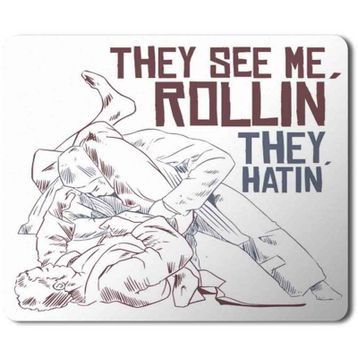 Art Hediye Jiu Jitsu 2 Baskılı 23x19 cm Mouse Pad